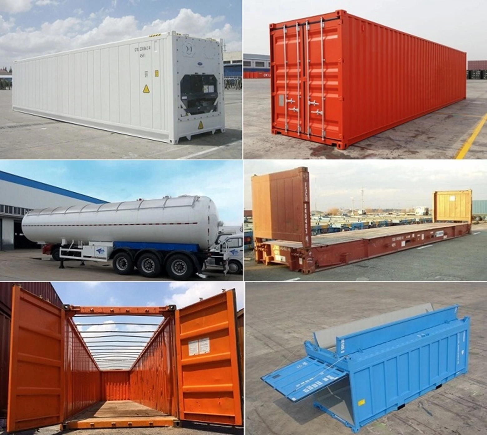 Các loại Container thường được sử dụng trong vận chuyển hàng hóa.