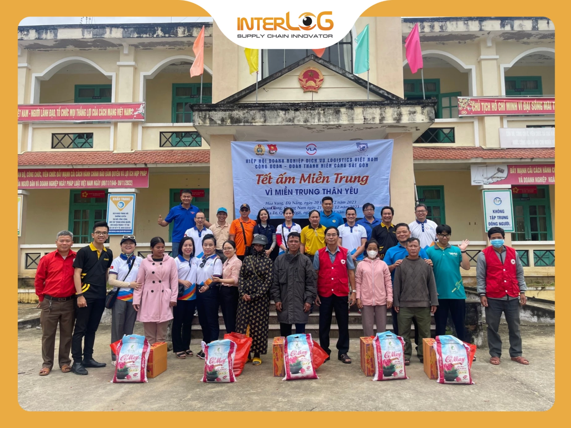 InterLOG joins hands with VLA in the charitable program: Warm Tet in Central Vietnam - For our beloved Central Vietnam