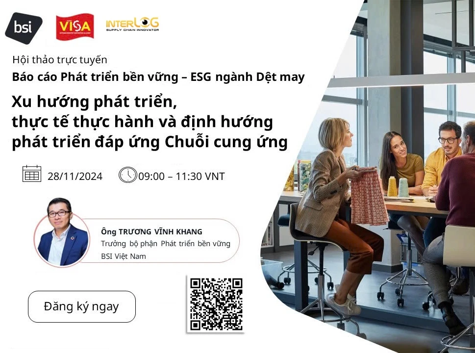 Hội thảo "Báo cáo Phát triển bền vững - ESG" – Yếu tố quyết định thành bại cho ngành Dệt may Việt Nam