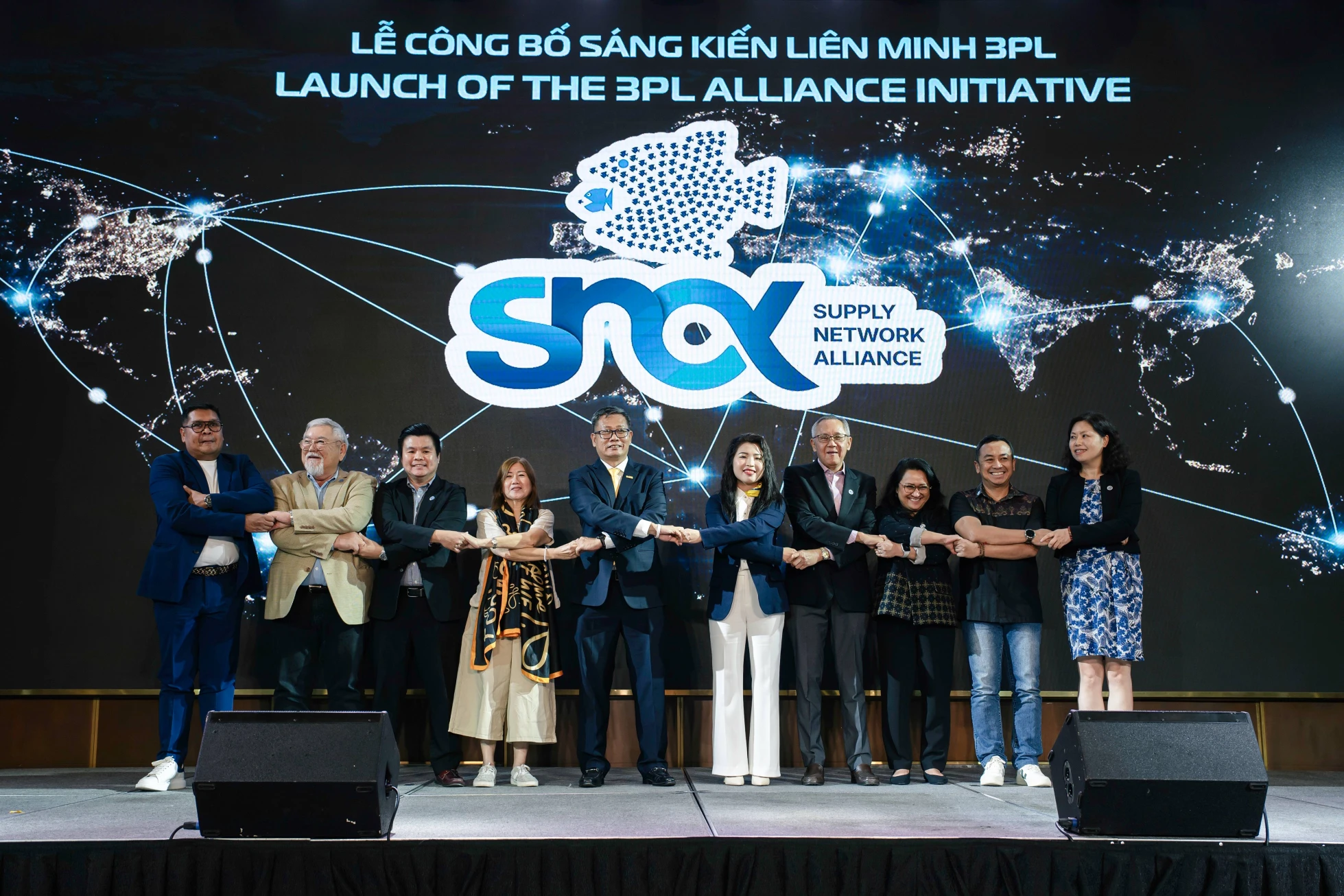 Đại diện 3PL Network SNA thể hiện cam kết đồng hành xây dựng cộng đồng logistics năng động – sáng tạo – phát triển bền vững.