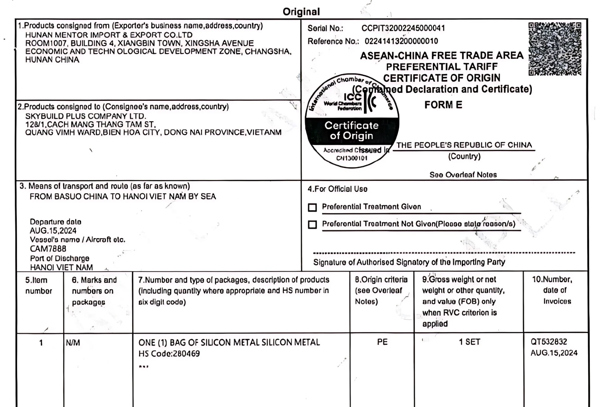 1. CO Form E là gì? Vì sao cần tra cứu CO Form E? 