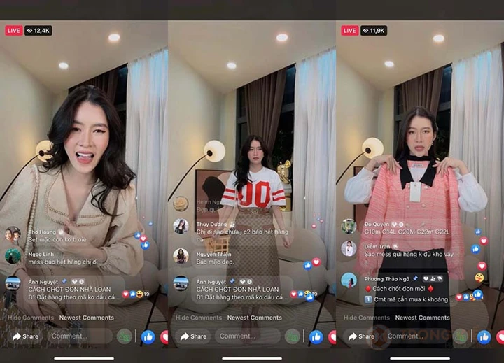 buổi livestream tiktok hấp dẫn