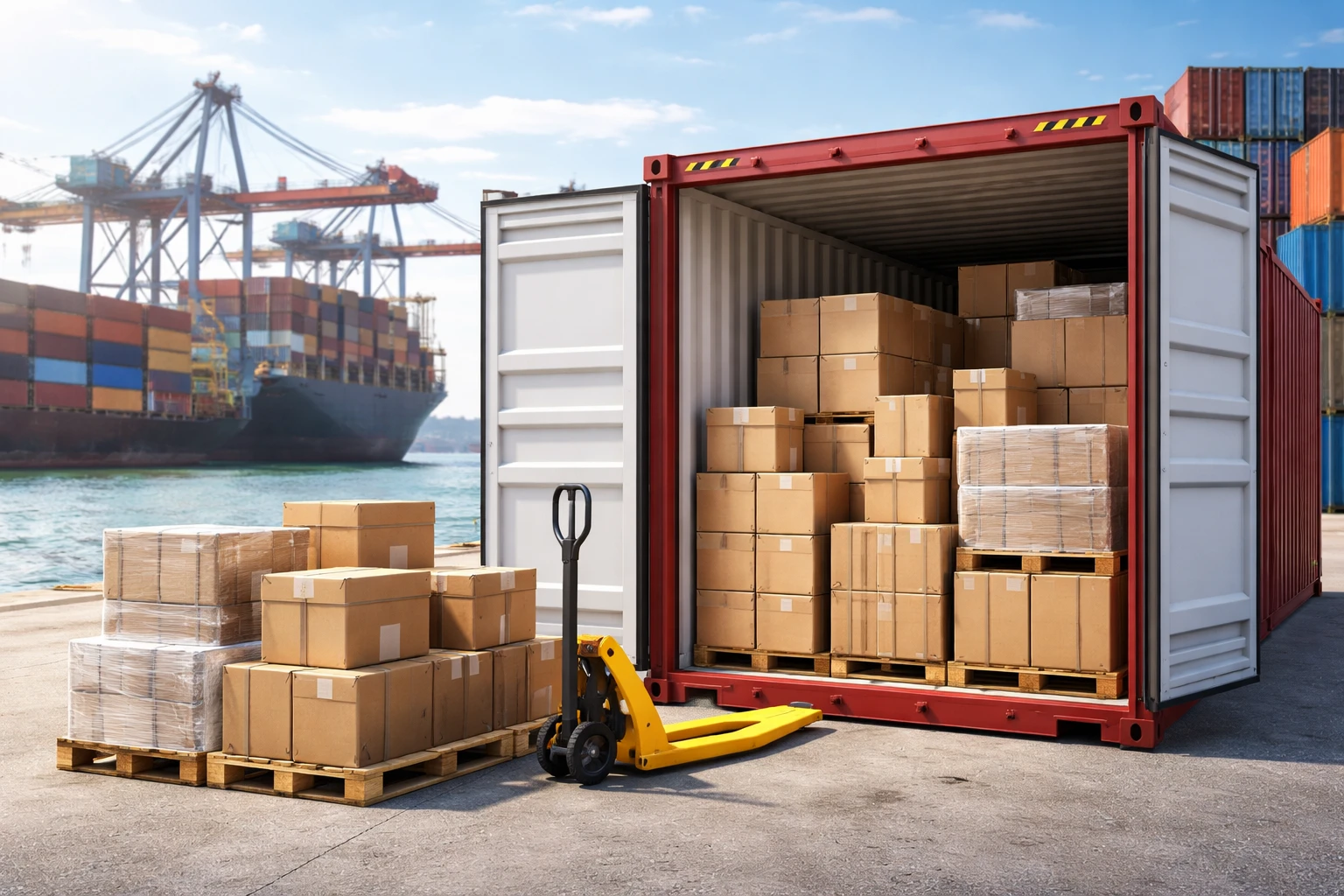 Quy trình gom hàng lẻ và phân phối tại ICD Tiên Sơn